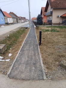 Projekt: Izgradnja pje&scaron;ačke staze u ulici Stari Brestovac